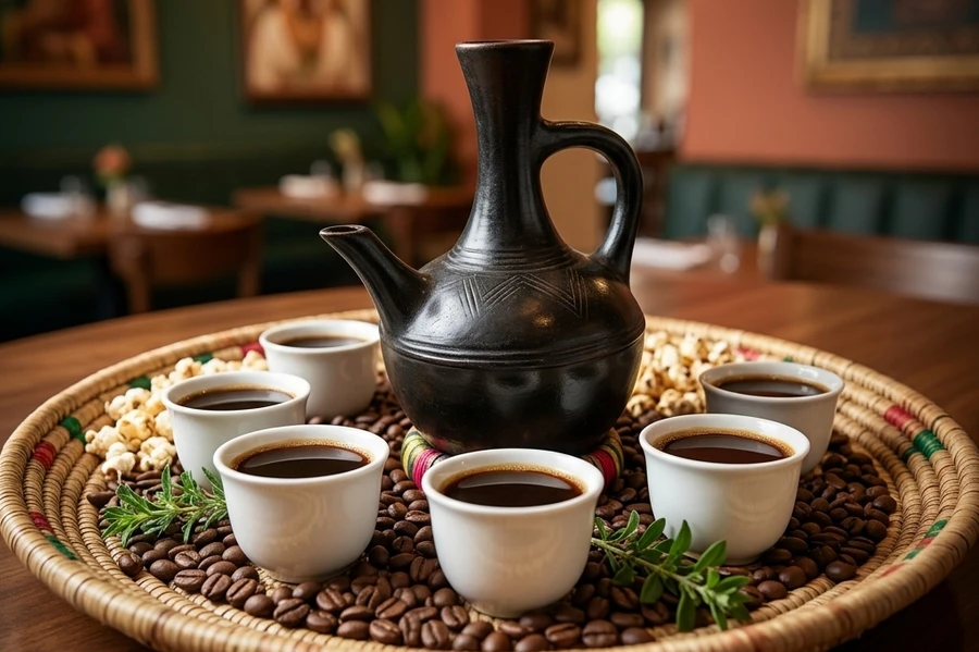 Coffee Habsha at Rimyya Friendship Bar and Restaurant in Winnipeg, MB